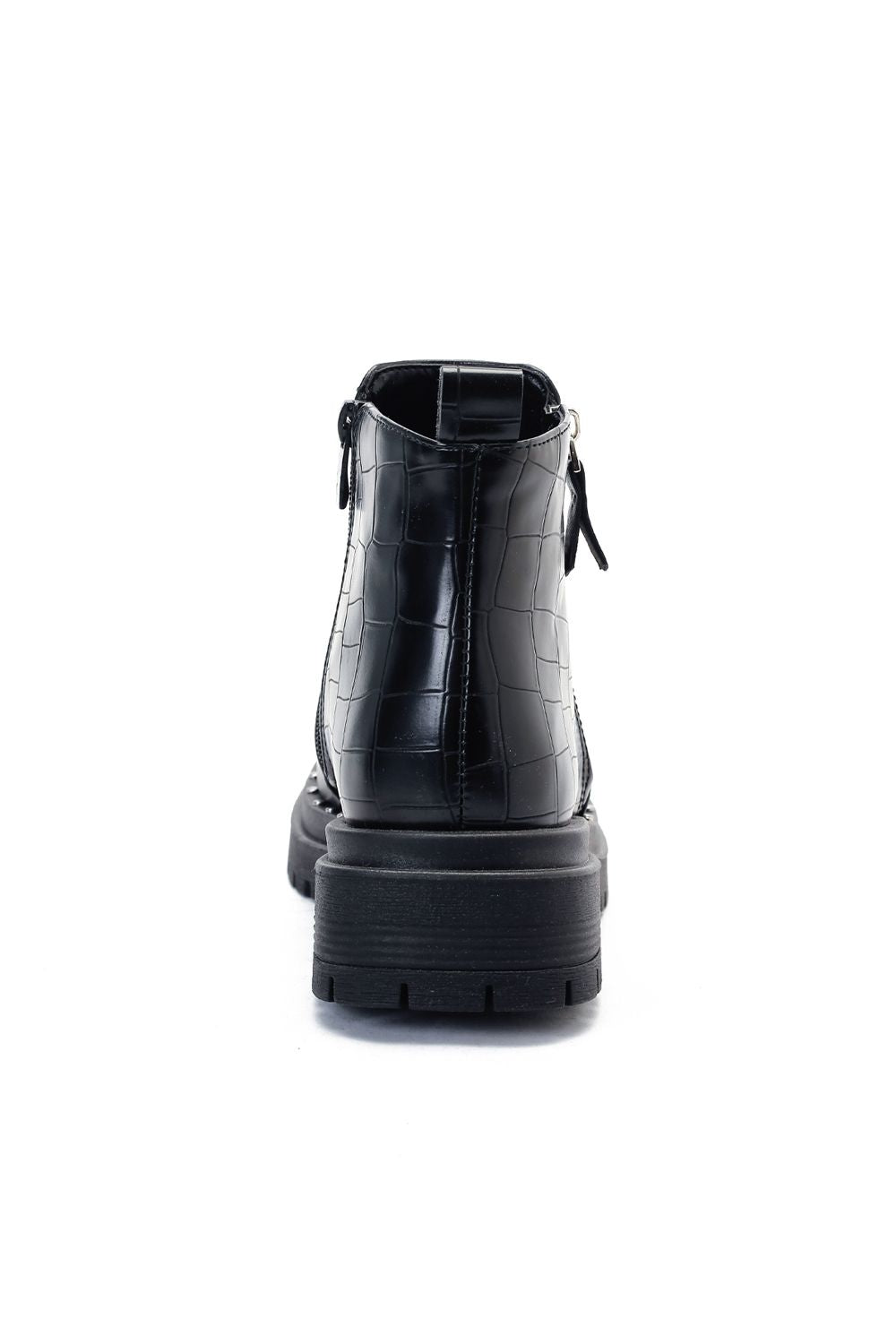 XO Style Two Side Zippers Ankle Boot