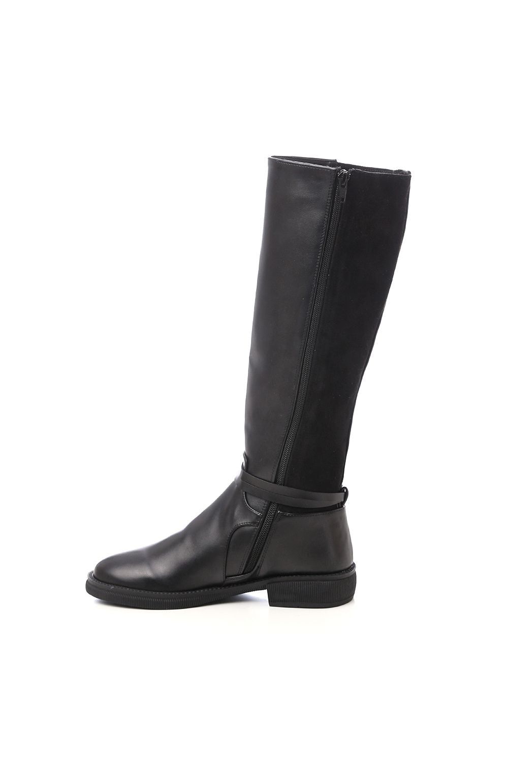 Mr.Joe Leather Knee High Boot