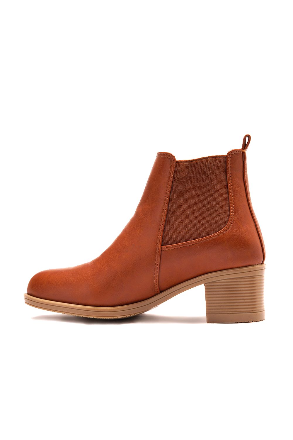 XO Style Elastic Side Ankle Boots