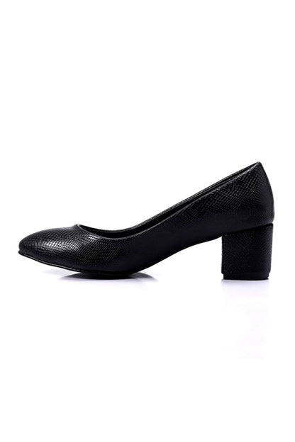 Flocked Heels Shoes