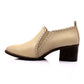 Mr.Joe Oval Toecap Heeled Shoes