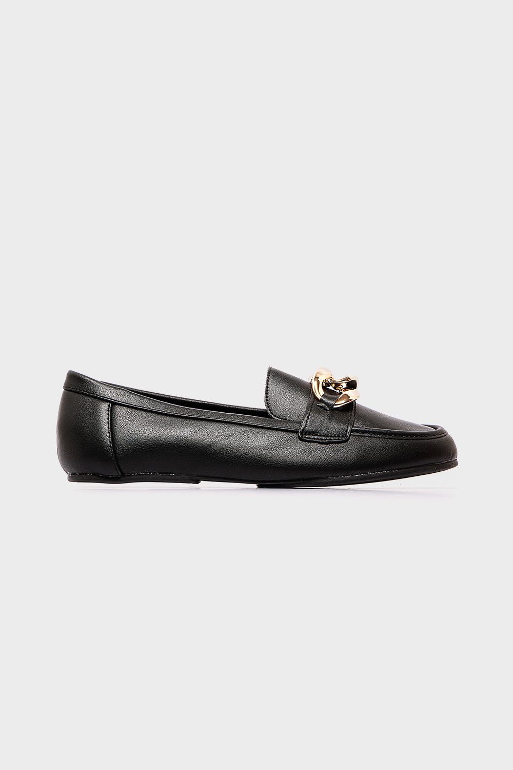 Shoeroom Upper Chain Simple Loafer