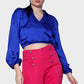 Miss Venus Fashionable Cropped Blouse