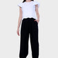 Slouchy Pants with Side Pockets