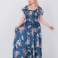 Miss Venus Satin Floral Dress