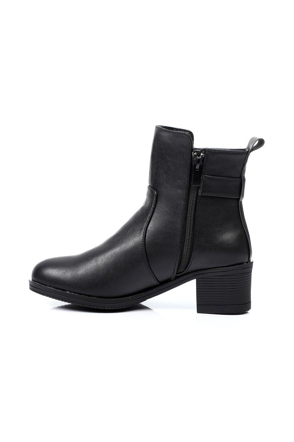 Xo Style Side Buckle Ankle Boot