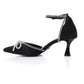 XO Style Strassed Bow Detailing High Heels Shoes