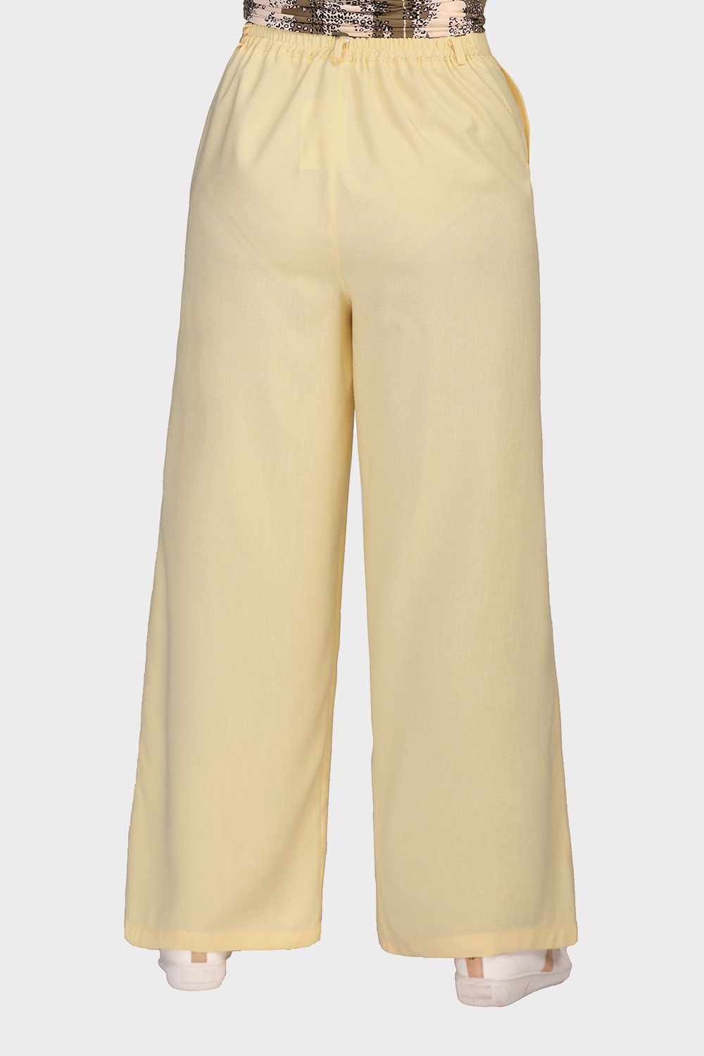 Smoky Wide Pants with Elastic Back Band