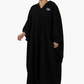 Deep V-Neck Abaya