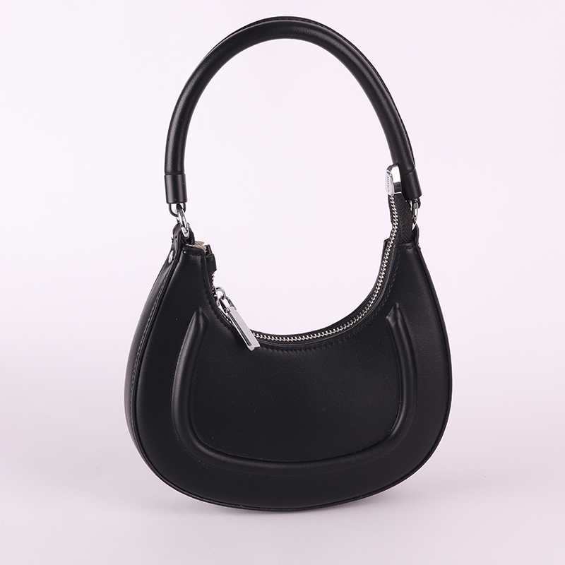 Black Mini Shoulder Bag with Chain