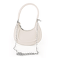 White Mini Shoulder Bag with Chain