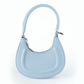 Light Blue Mini Shoulder Bag with Chain