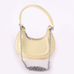 Yellow Mini Shoulder Bag with Chain