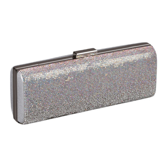 Silver Shiny Soiree Clutch