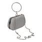 Elegant Clutch with Metal Ring Handle