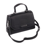 Black Basic Handbag with Adjustable Strape