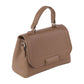 Brown Basic Handbag with Adjustable Strape