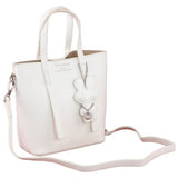 White Elegant Handbag with Inner Small Bag