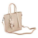 Beige Elegant Handbag with Inner Small Bag