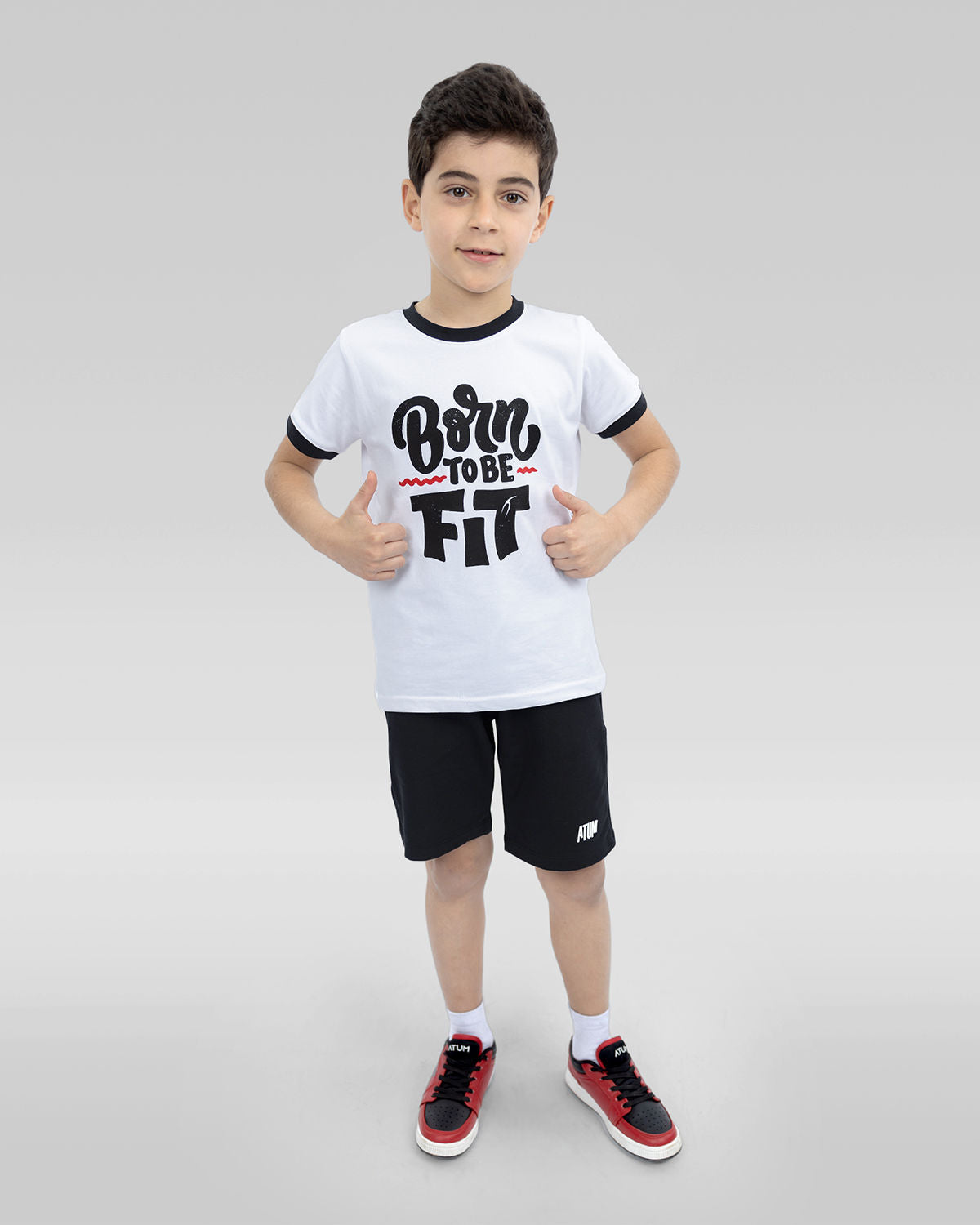 Atum Boy'S Be Fit Crew-Neck T-Shirt