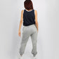 Gray Essential Sweatpants with Elasticated Cuff