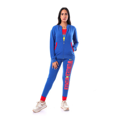 Printed "Wonder Women" Pajama Set - بيجامة بطبعة واندر ومن