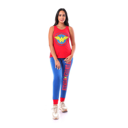 Printed "Wonder Women" Pajama Set - بيجامة بطبعة واندر ومن