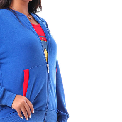 Printed "Wonder Women" Pajama Set - بيجامة بطبعة واندر ومن