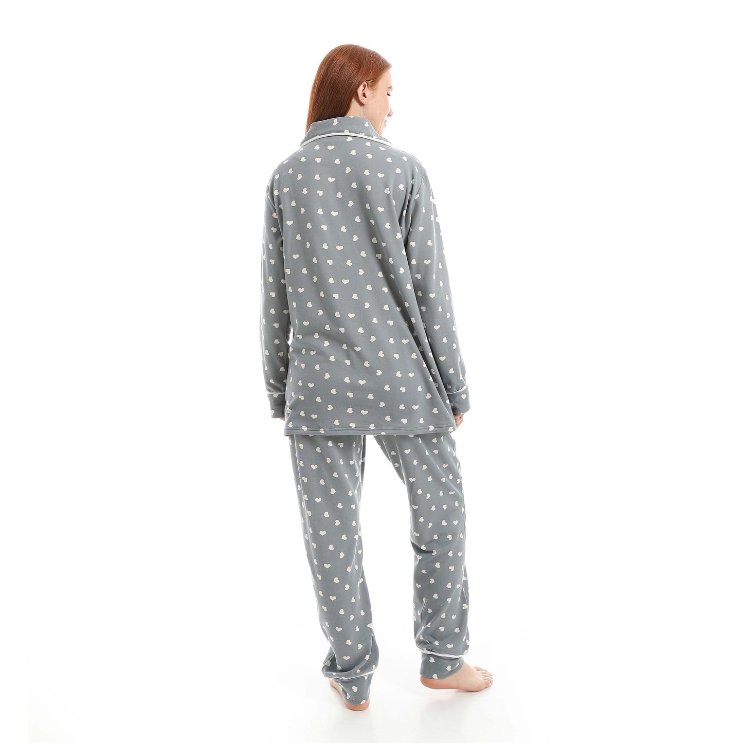 Gray Classic Full Printed Pajama