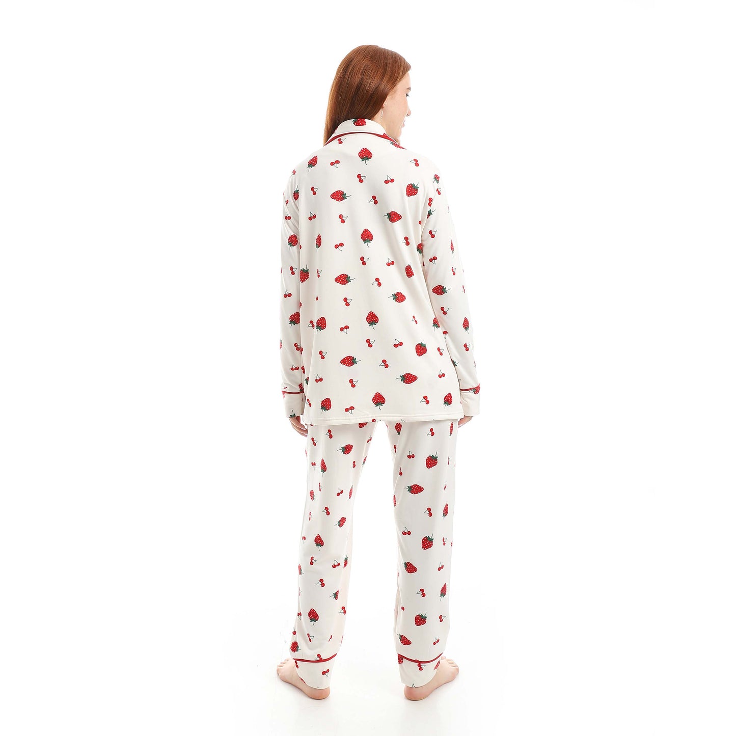 Classic Full Printed Strawberry Pajama