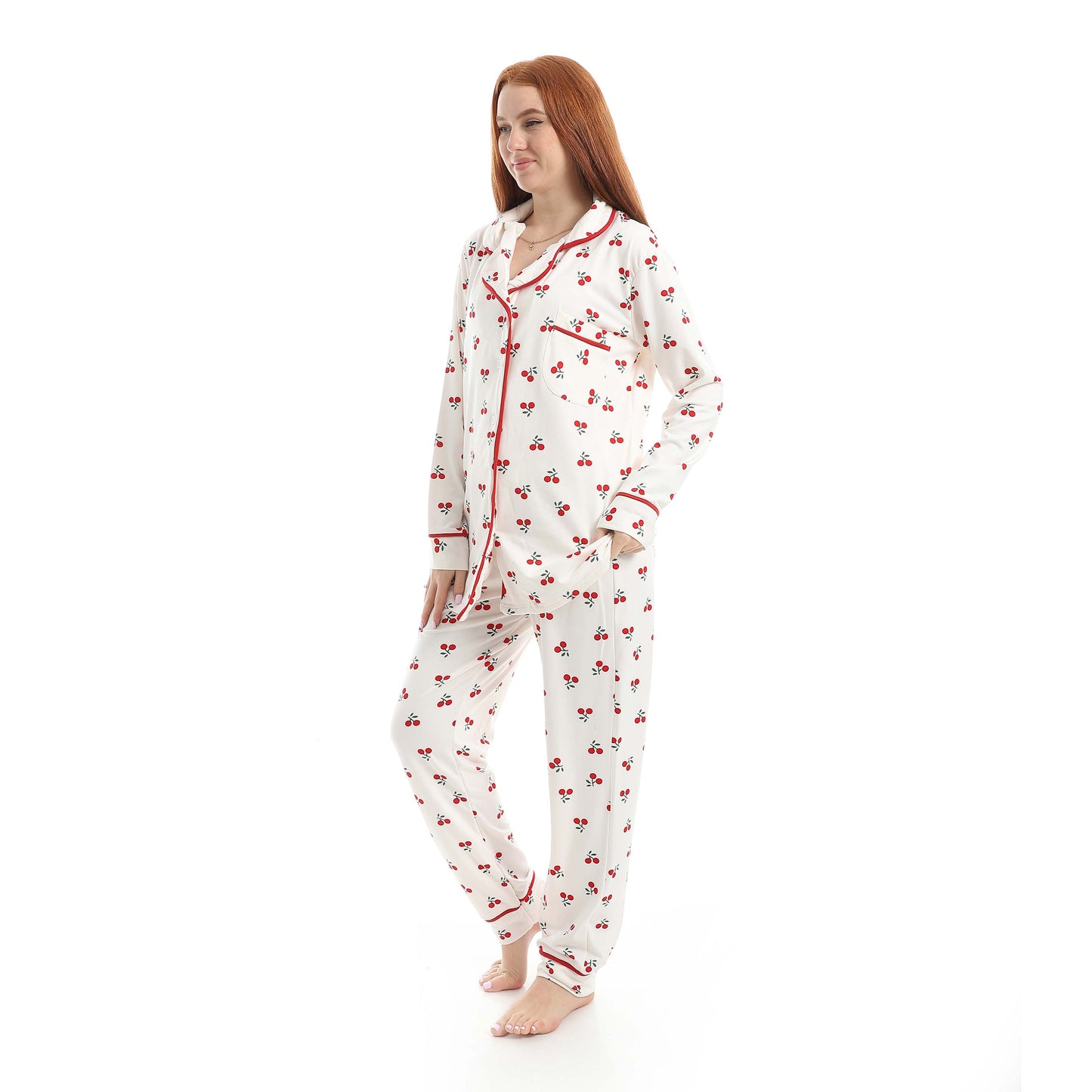 Classic Full Printed Cherry Pajama