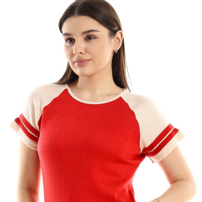 Short Sleeves Cotton Pajama Set - بيجامة قطن بأكمام قصيرة