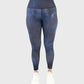 ATUM| Yoga Printed Women's Leggings - Navy