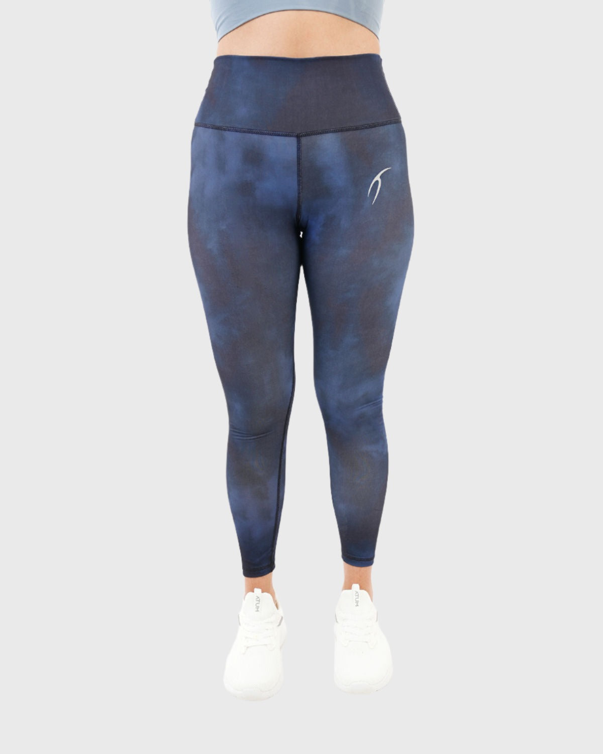 ATUM| Yoga Printed Women's Leggings - Navy