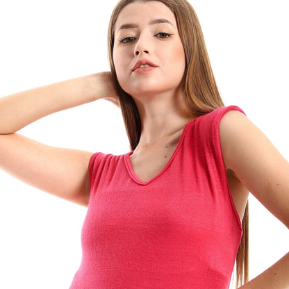 Sleeveless Tiered Sleepshirt - قميص نوم بدون أكمام