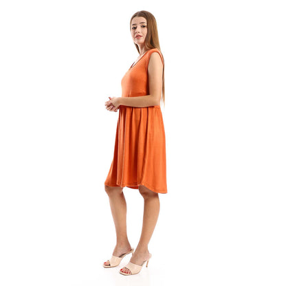 Sleeveless Tiered Sleepshirt - قميص نوم بدون أكمام