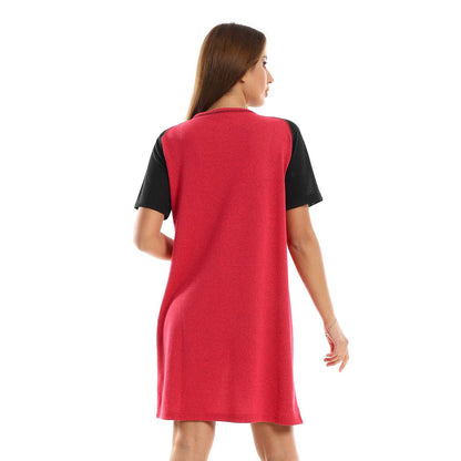 Plain Midi Sleepshirt - قميص نوم متوسط الطول سادة