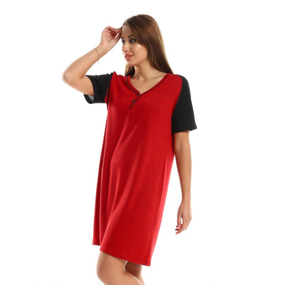 Plain Midi Sleepshirt - قميص نوم متوسط الطول سادة