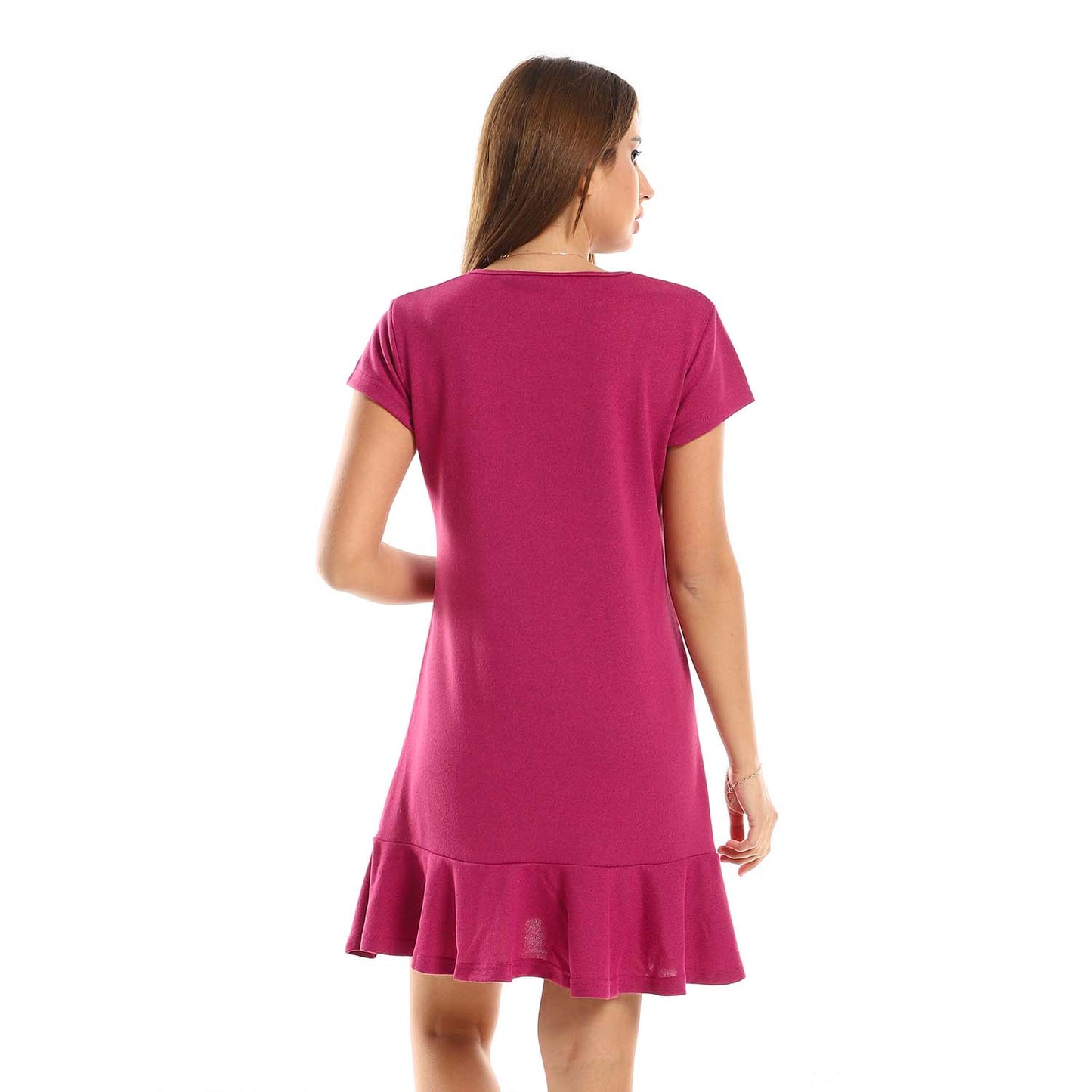 Ruffle Trim Sleepshirt -قميص نوم بنهاية كرانيش