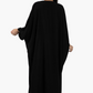 Black V-Neck Abaya