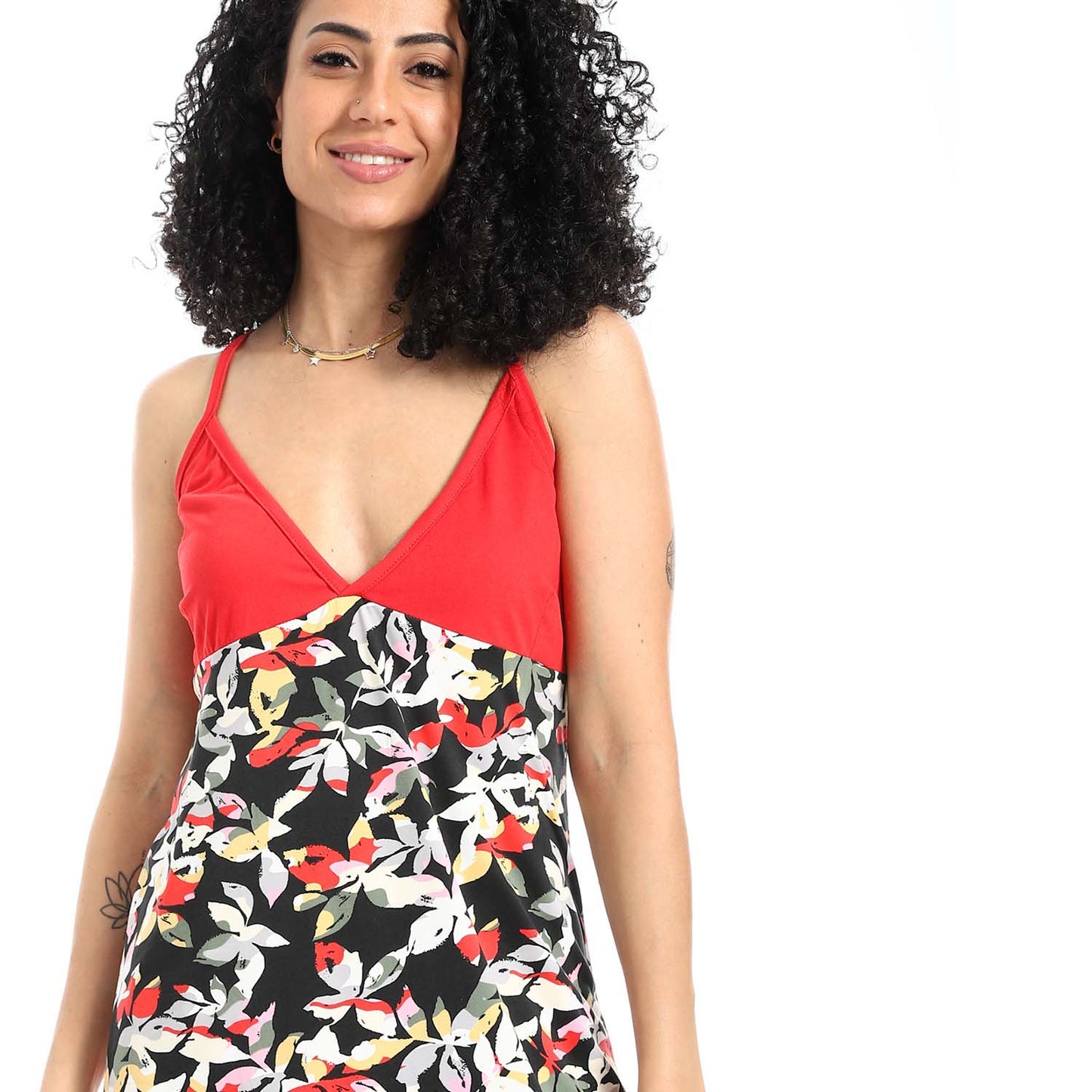 Printed Short Sleepshirt - قميص نوم قصير مطبوع