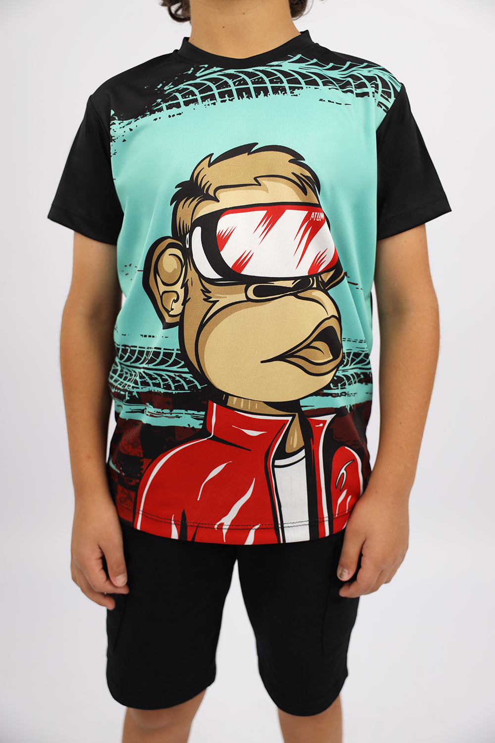 Atum Boy'S Monkey Graphic Tee