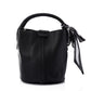 Black Side Scarf Handbag with Inner Pouch