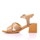 XO Style Cross Strap Heeled Sandals