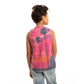 California Beach Printed Tank Top for Boys