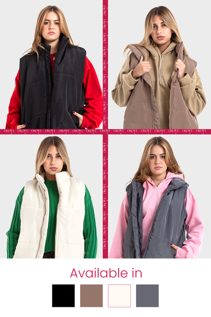 Off White Puffer Vest