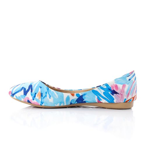 Colorful Velvet Flat Shoes