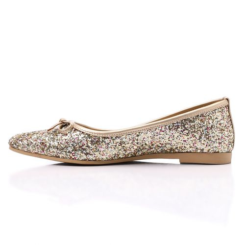 Gold Glitter Shiny Ballerina
