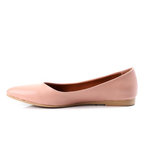 Rose Plain Flat Shoes