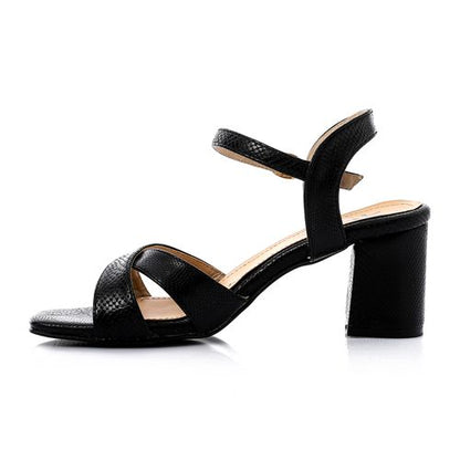 Criss Cross Heeled Sandal